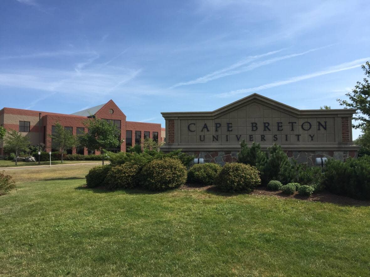 Cape Breton University is pictured on sunny day.  (Norma Jean MacPhee/CBC - image credit)