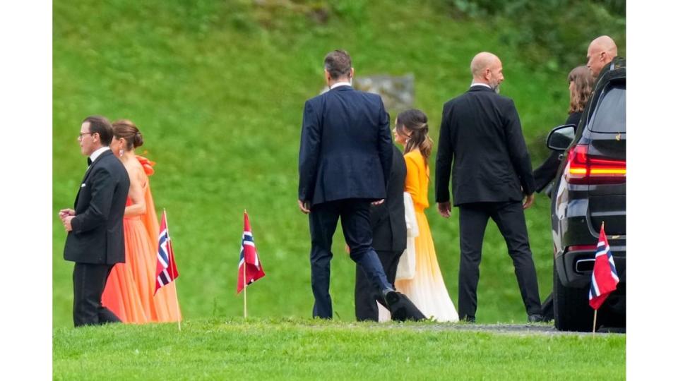 Crown Princess Victoria and Princess Sofia looked beautiful in bold citrus gowns