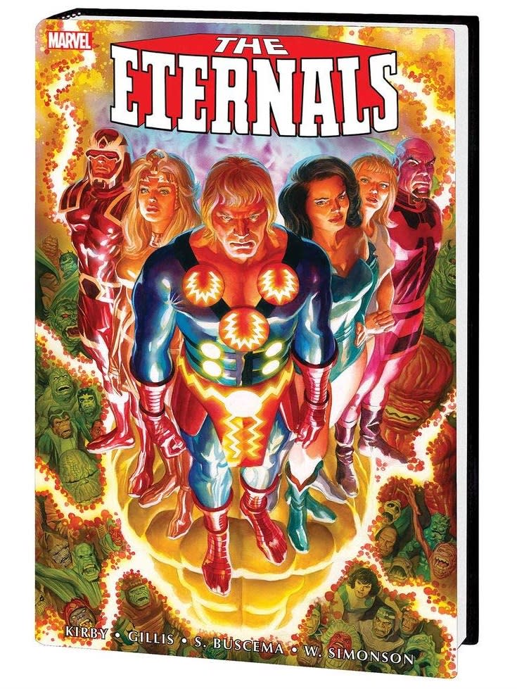 Cover art for the Eternals Omnibus.