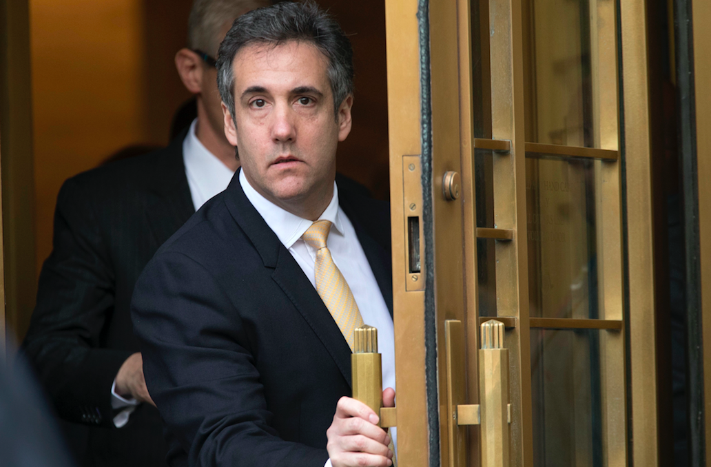 <em>Michael Cohen said he and Trump had arranged the payment of hush money to Stormy Daniels and a former Playboy model to influence the election (AP)</em>