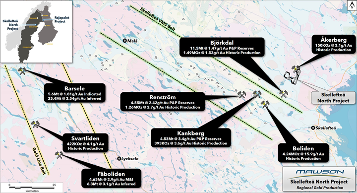 Mawson Gold Limited, Sunday, May 8, 2022, Press release picture