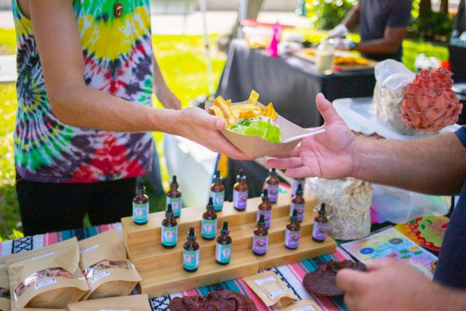 Coco Market's vendors offer anything from aromatherapy to reworked clothing and elderberry elixirs.