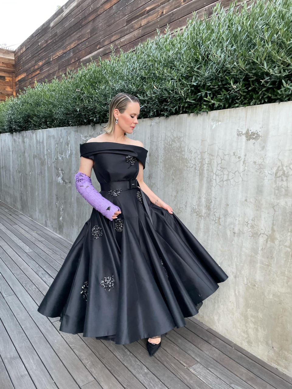 UNSPECIFIED - FEBRUARY 28: In this handout provided by Sarah Paulson, Sarah Paulson is seen prior to the 78th Annual Golden Globe Awards on February 28, 2021. (Photo by Sarah Paulson via Getty Images)