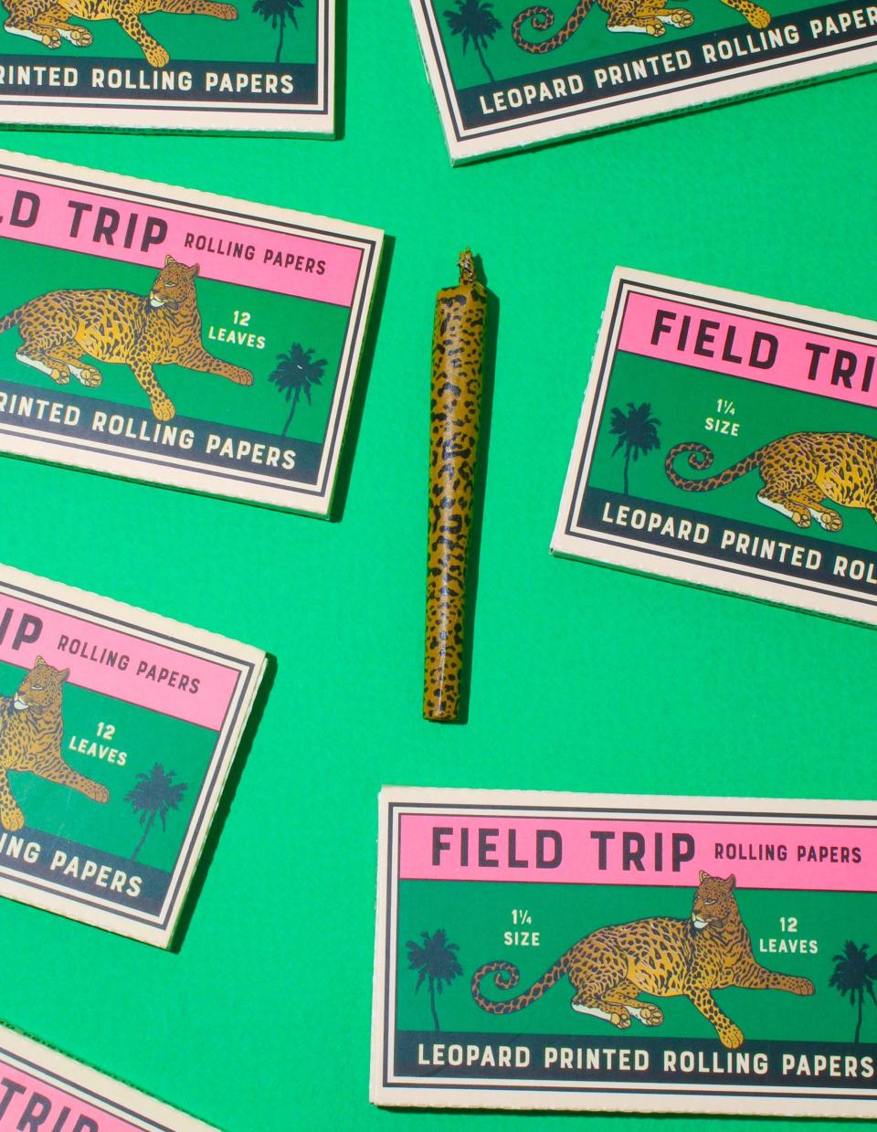 Leopard Printed Rolling Papers