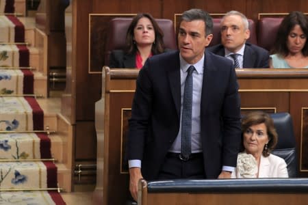 Investiture debate at the Parliament in Madrid