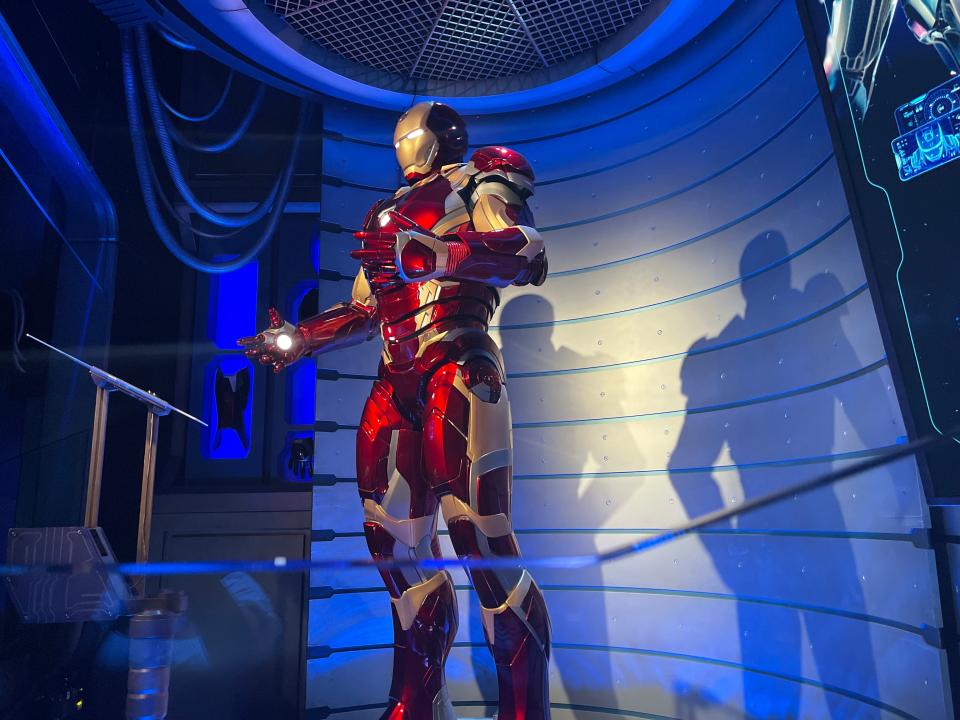 iron man animatronic at disneyland paris