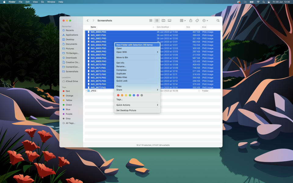 A screenshot demonstrating the benefits of Mac and/or Windows for productivity