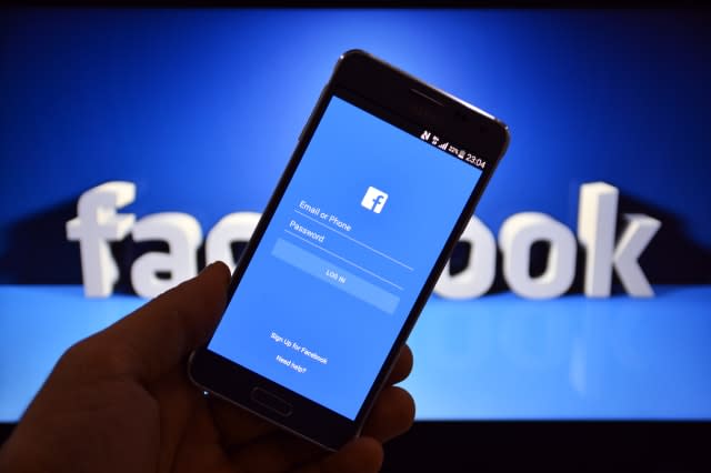 23 March 2015 - Istanbul, TURKEY: Facebook user login screen. The number of active mobile users Facebook has reached 1 billion p