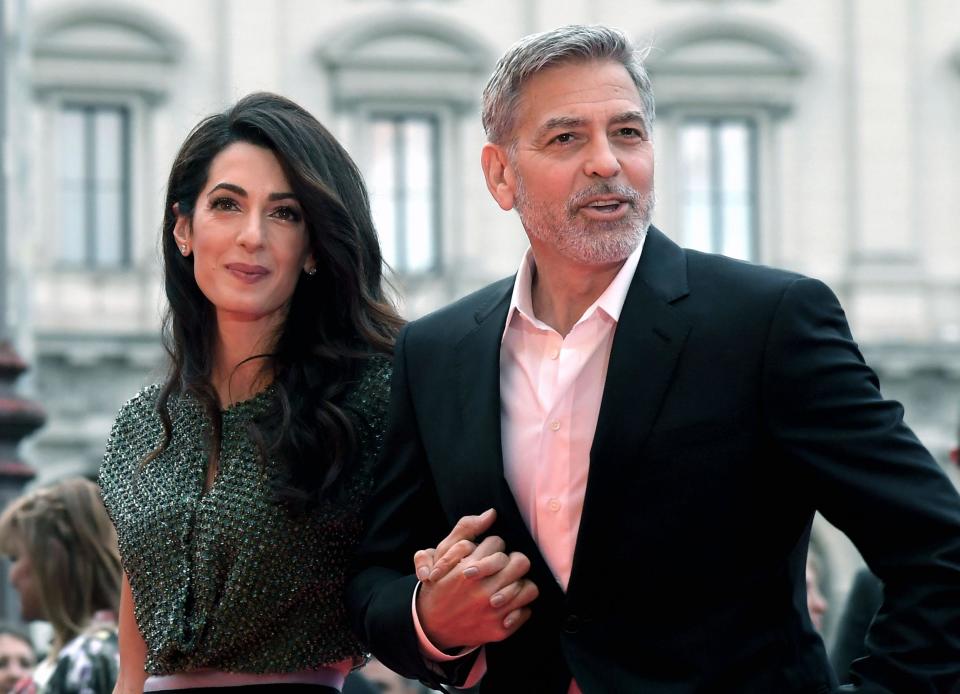 Clooney and his wife, human rights lawyer Amal, have previously spoken out against Trump (Getty Images)