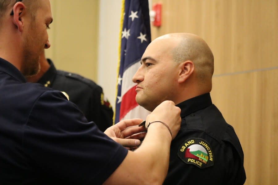 Officer Andre Anchando. (Kelly Clingman/GJPD)