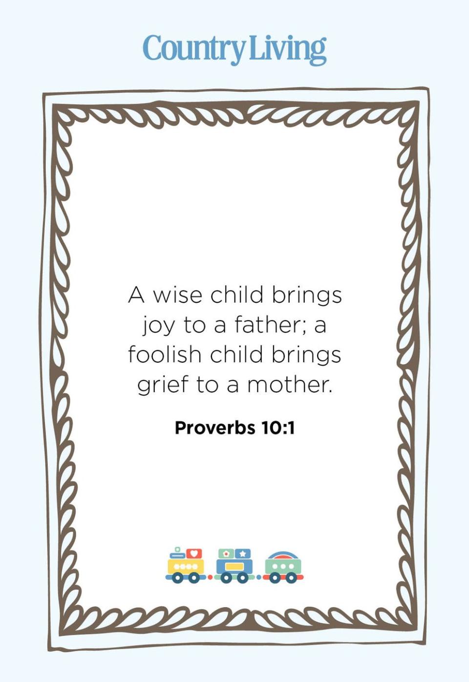 9) Proverbs 10:1