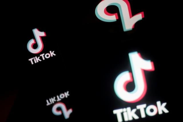 Logo do TikTok em foto de arquivo de 21 de janeiro de 2021
