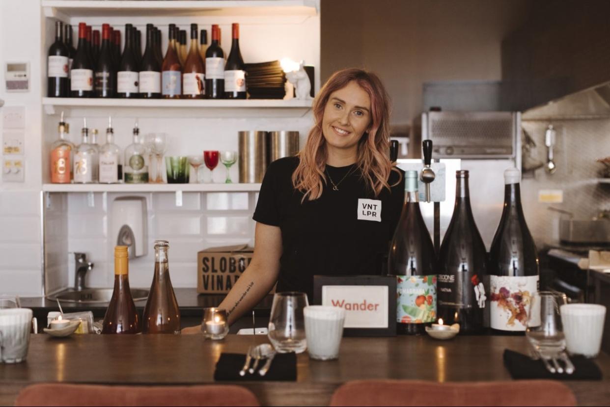 <p>Raising a glass: Wander owner Alexis Noble is set to spend the month saluting women in hospitality</p> (Wander Restaurant )