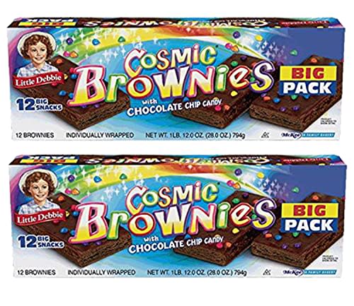 Little Debbie Cosmic Brownies, 12 in Box, 2 Box Pack by Little Debbie