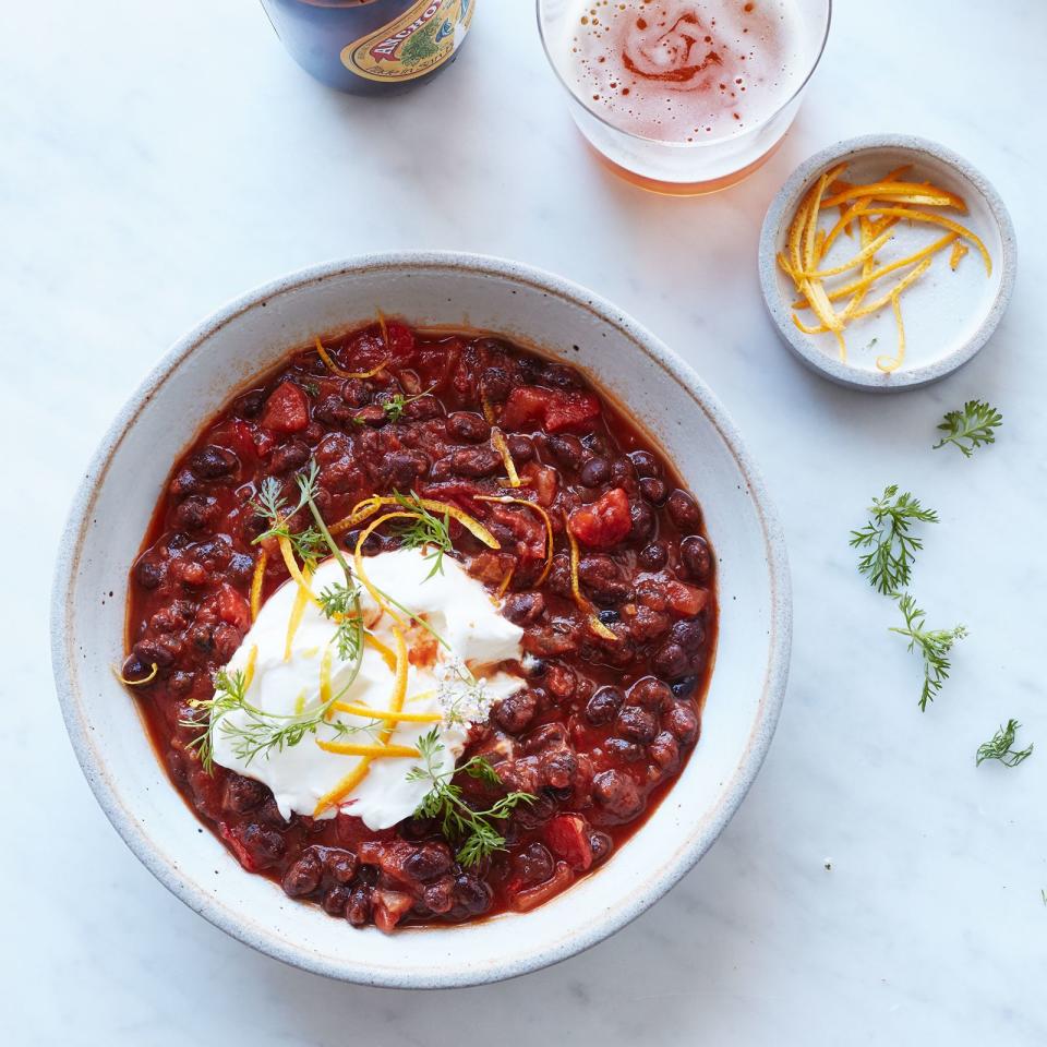 Day 3: Vegetarian Black Bean Chili with Ancho and Orange