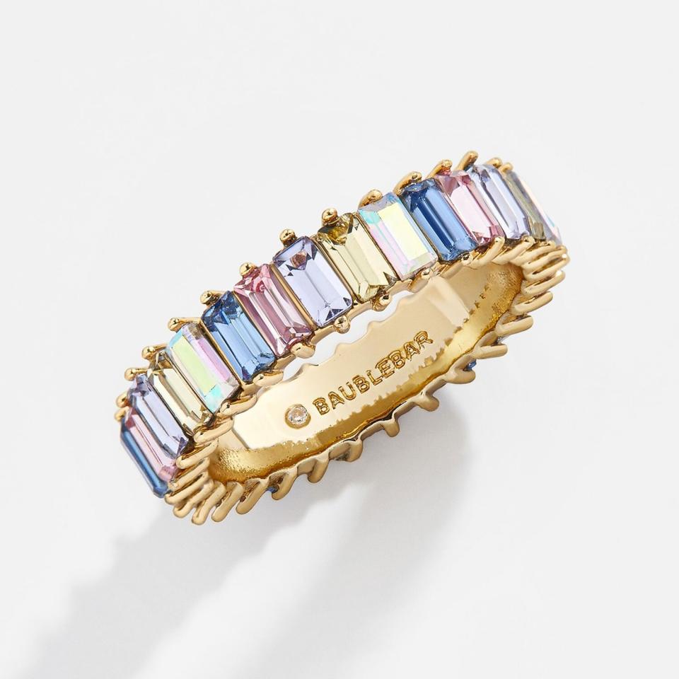 colorful baublebar ring