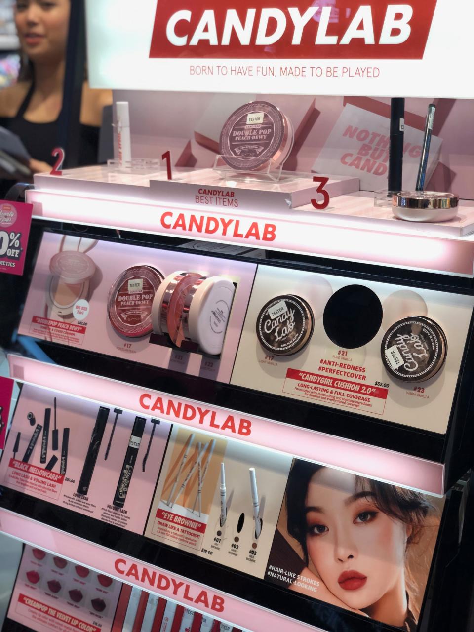 Known for their playful packaging and bold colours, Korean brand CANDY LAB is fun, fearless and unapologetically expressive. (PHOTO: Sheila Chiang/ Yahoo Lifestyle Singapore) 