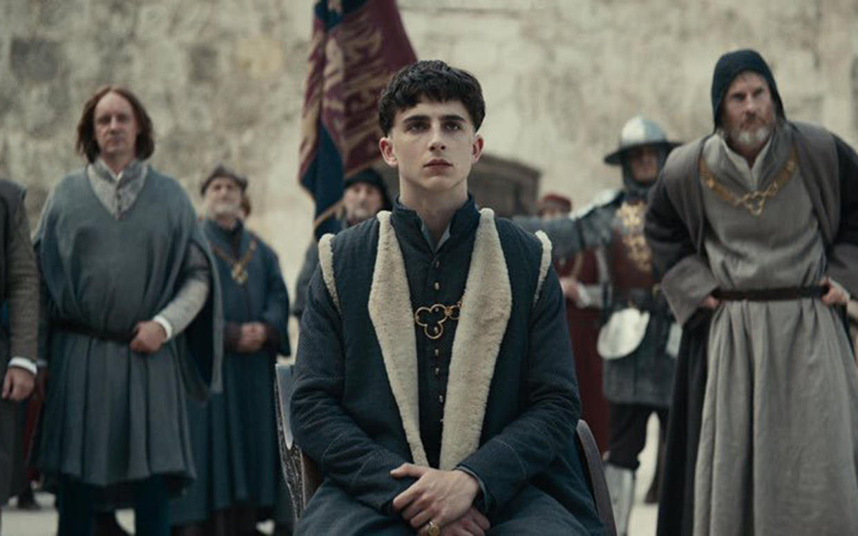 Timothée Chalamet in The King (Credit: Netflix)