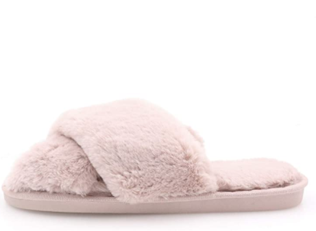 Topgalaxy.Z Fuzzy Slippers in pink