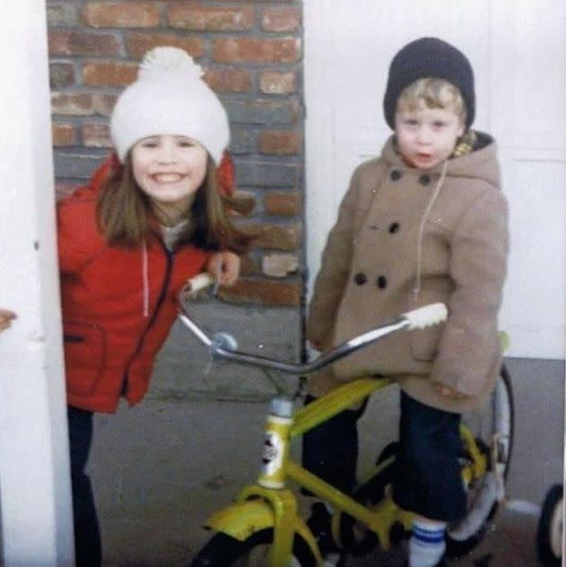 The author and Rob, sometime in the late 1970s or early 1980s. (Photo: Courtesy of Jen Gilman Porat)