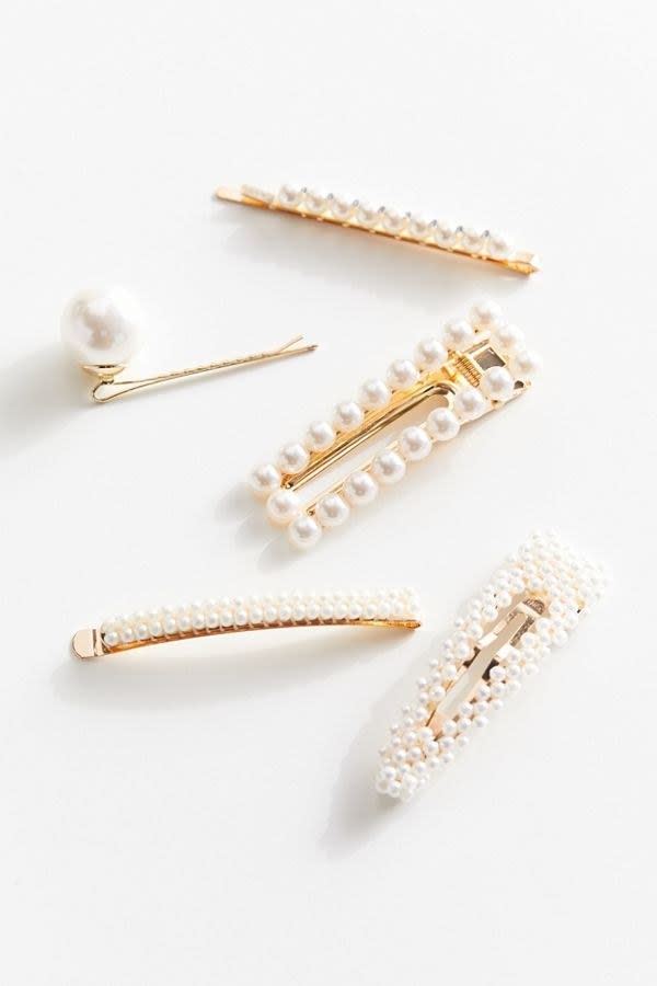 Luxe Pearl Hair Clip Set