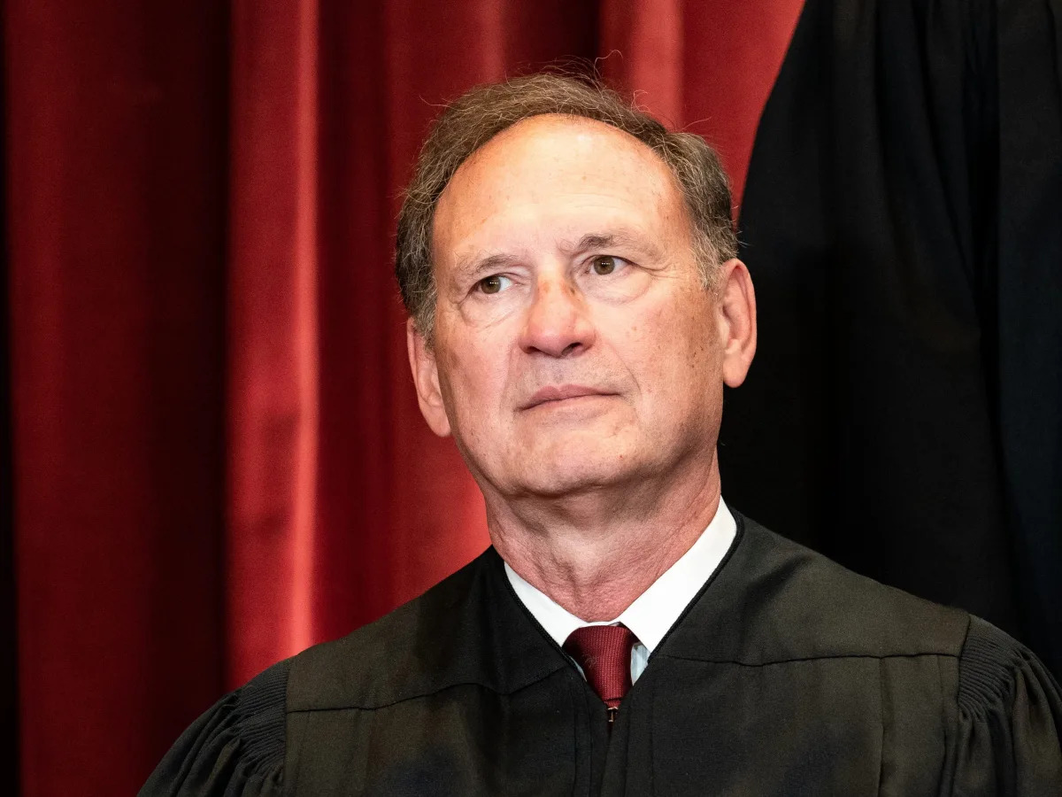 Justice Samuel Alito, who wrote the opinion that overturned Roe v. Wade, says hi..