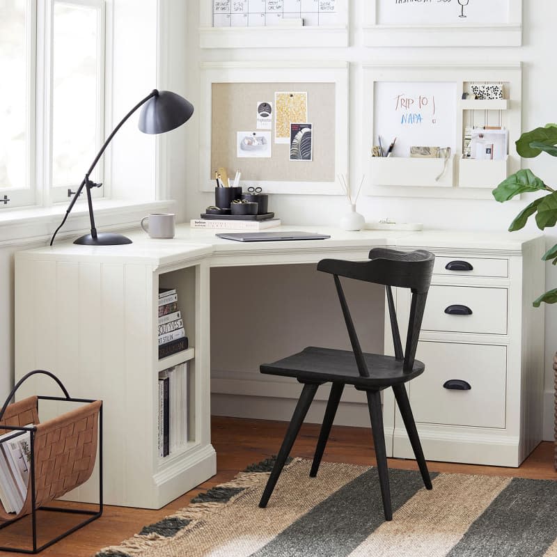 Aubrey Corner Desk with Storage