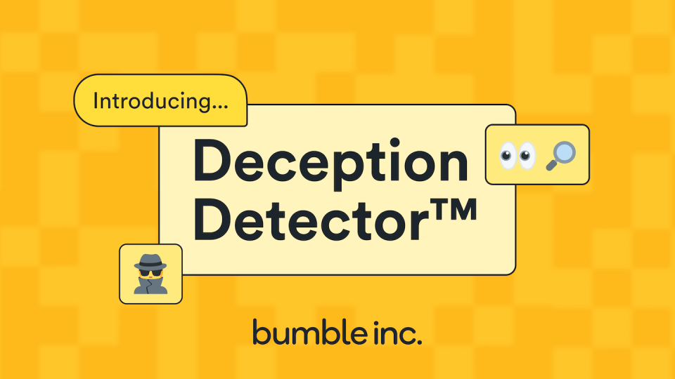 Deception Detector key visual (Photo: Bumble Inc.)