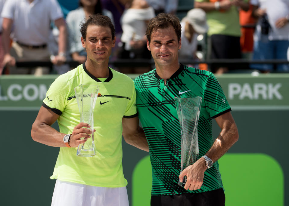 Rafael Nadal y Roger Federer / Foto: Getty Images