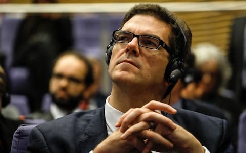 Oliver Robbins, the EU adviser to the Prime Minister - Credit: Dario Pignatelli/Bloomberg