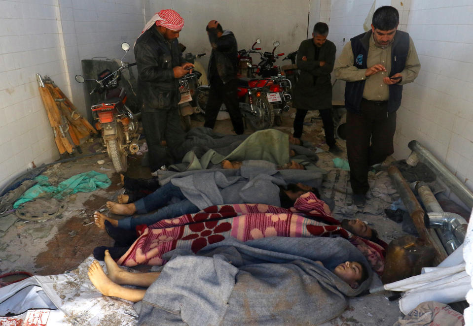 Syria suspected chemical attack