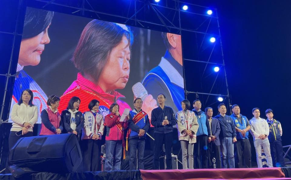 國民黨傾全黨之力輔選，林明溱仍吞下敗果。（圖／翻攝自林明溱臉書）