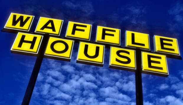 Waffle House Sign in Florida USA