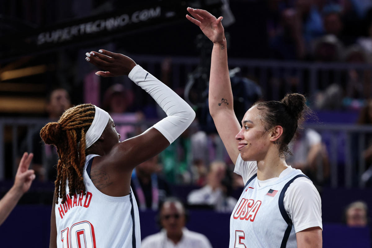 2024 Paris Olympics: Dearica Hamby leads United States 3×3 team past China to secure semifinals spot