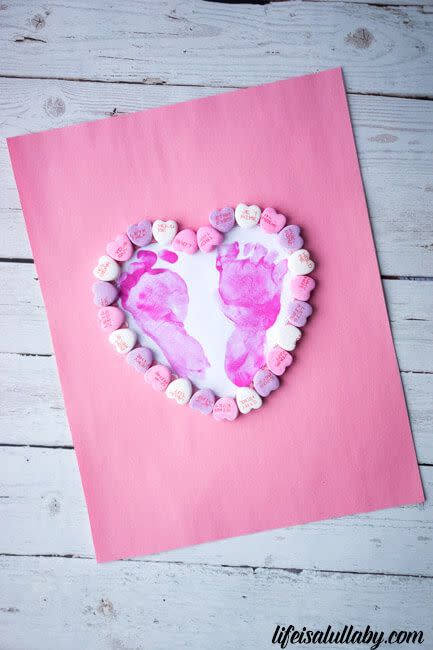 Footprint Heart Craft