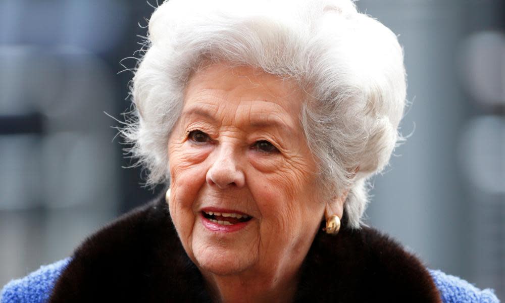 Betty Boothroyd, pictured in March, 2014