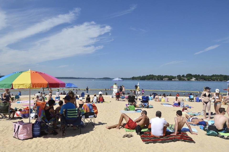 Mecklenburg County’s first swimming beach at a county-run park since the 1970s opened Saturday, May 28, 2016 at Ramsey Creek Park on Lake Norman. John D. Simmons/Observer file photo