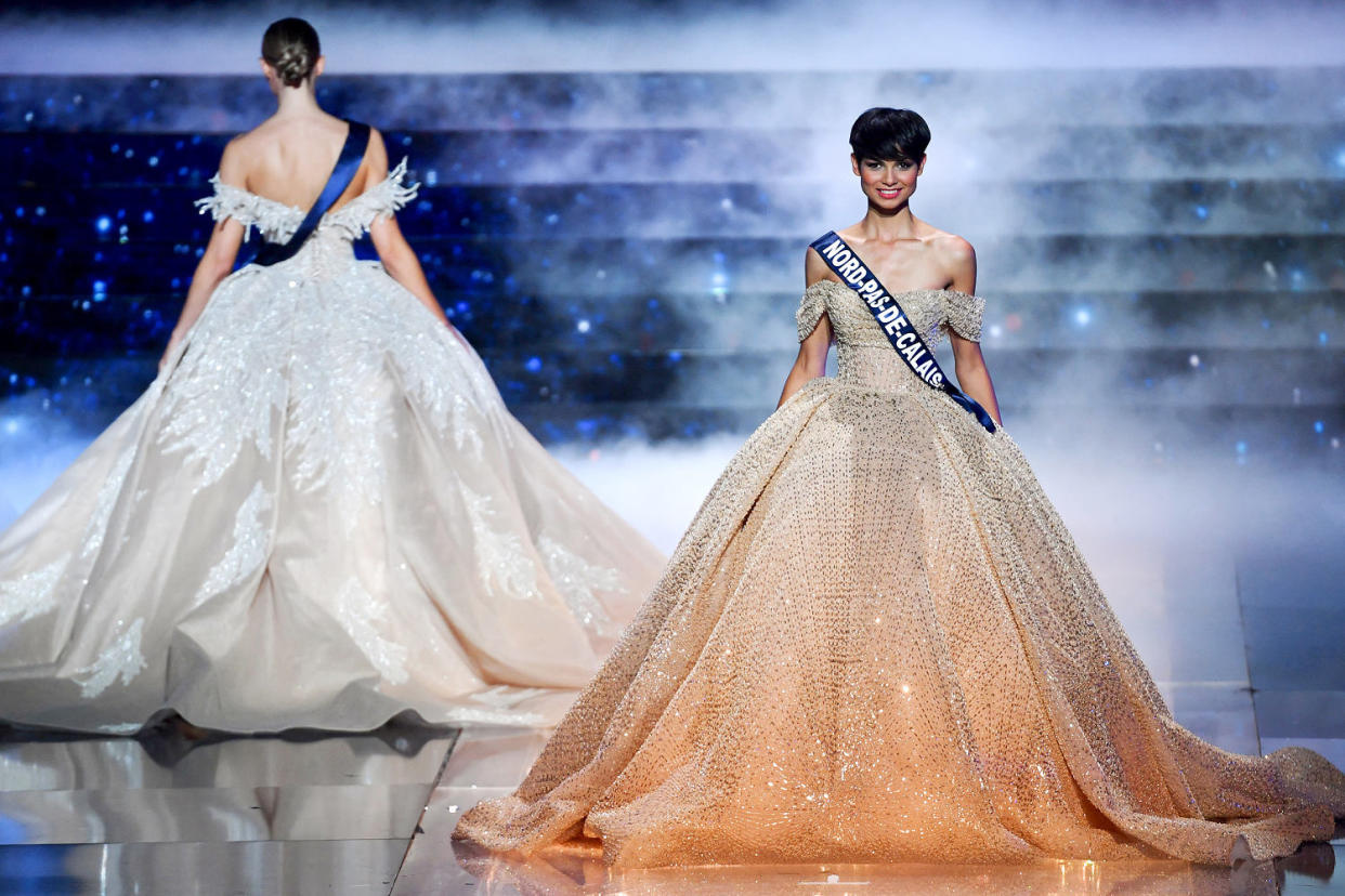 Miss France Beauty Pageant Short Hair (Arnaud Finistre / AFP via Getty Images)