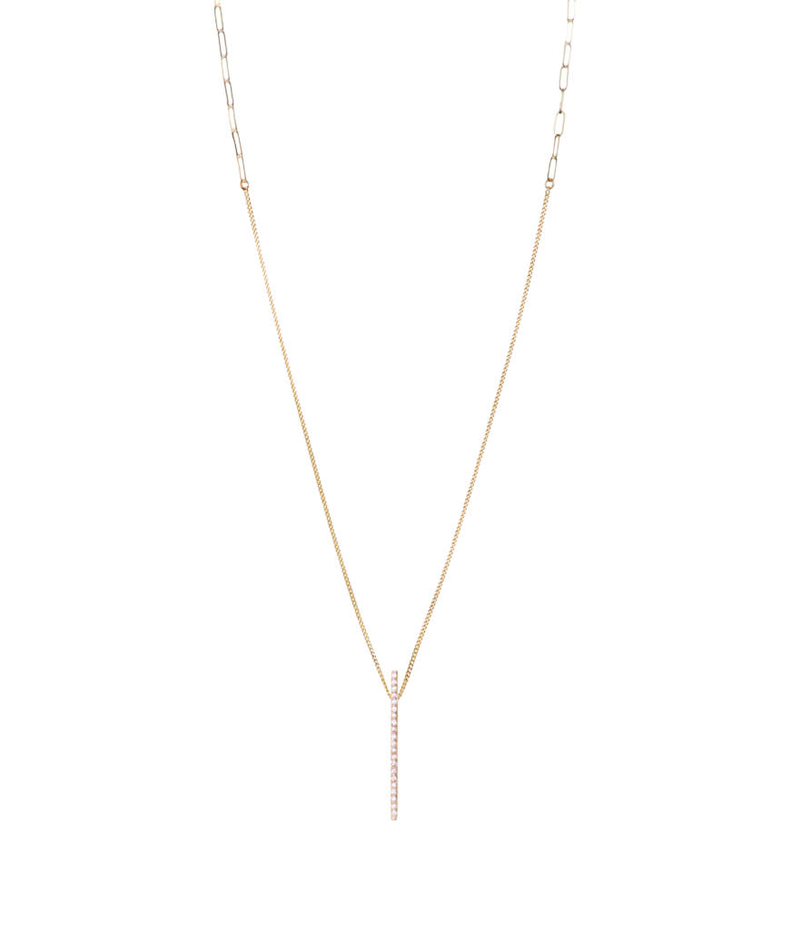 <p>Selin Kent nico necklace, $1,450, <a rel="nofollow noopener" href="https://www.loveadorned.com/contemporary-jewelry/necklaces/selin-kent-14k-yellow-gold-nico-necklace-white-diamonds" target="_blank" data-ylk="slk:loveadorned.com;elm:context_link;itc:0;sec:content-canvas" class="link ">loveadorned.com</a> </p>