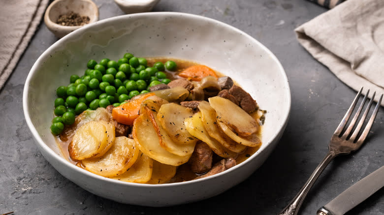 serving of Lancashire hotpot