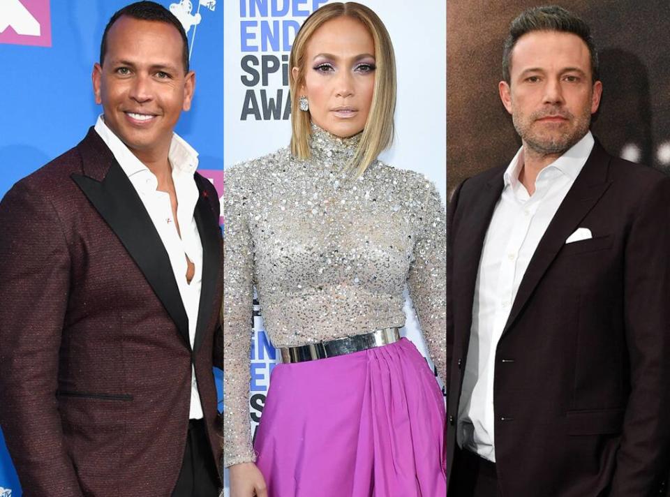 Alex Rodriguez, Jennifer Lopez, Ben Affleck