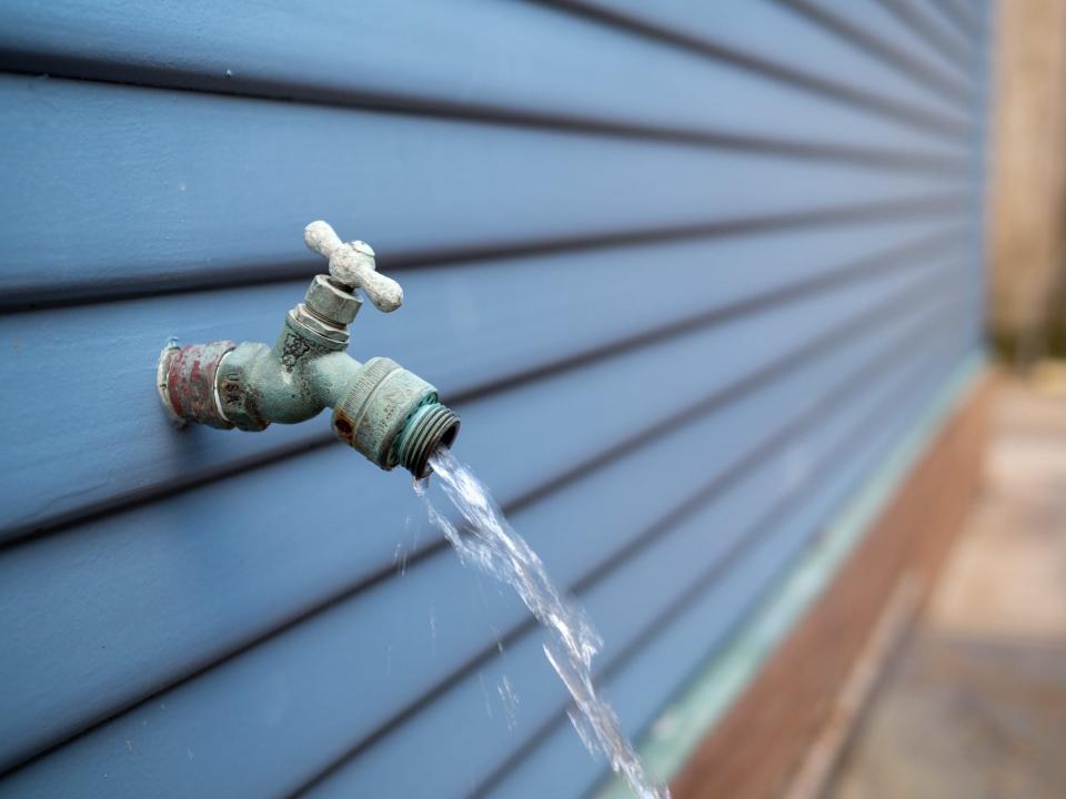 A professional can alert you to leaks that may occur on the inside of the wall of a spigot.