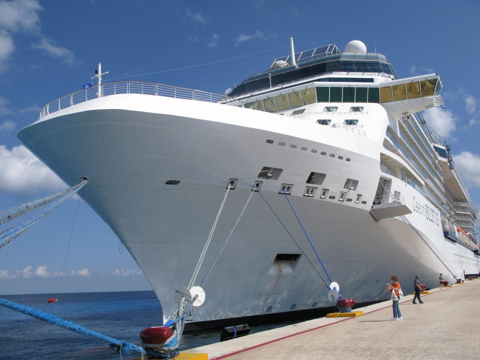 With tourism shattered by the COVID-19 pandemic in 2021, Mexico's Caribbean island of Cozumel is planning another dock for cruise ships. (AP Photo/J Pat Carter. Residents and environmental groups say a fourth dock is unnecessary.