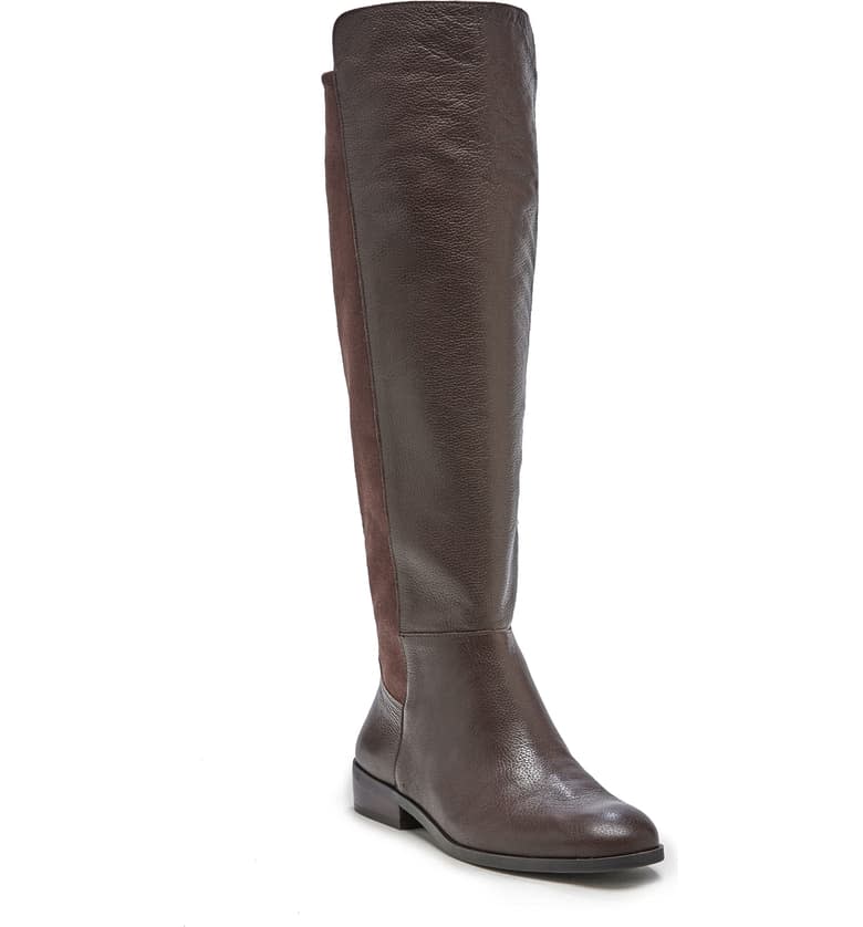 Sole Society Calypso Over the Knee Boot in chocolate leather