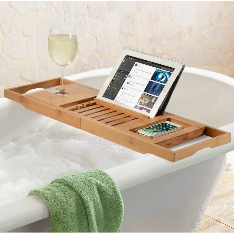 44) Natural Tieman Bathtub Caddy