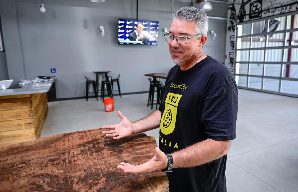 Jeremy Schultz is the founder and CEO for Soccer City 1852 Visalia, a new family-friendly venue with a full-service brewery on West Murray Avenue. 