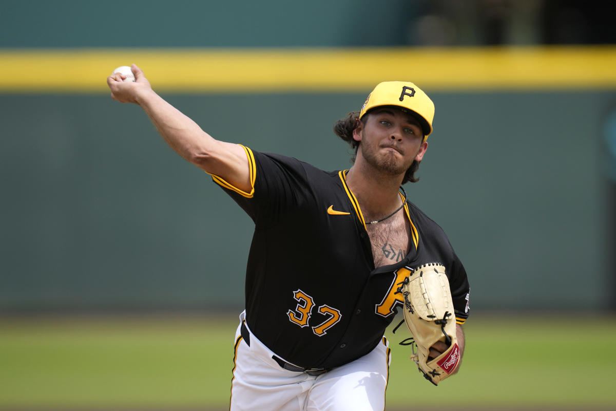 Jared Jones strikes out 10 to win major league debut, leading Pirates over  Marlins 9-3 - Yahoo Sports