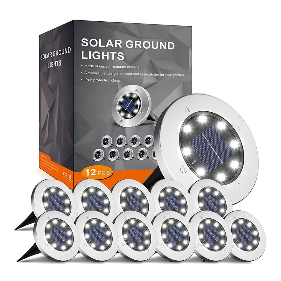 15) LED Solar Ground Lights