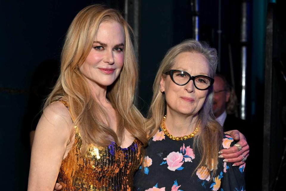 <p>Michael Kovac/Getty</p> Nicole Kidman and Meryl Streep attend the 49th AFI Life Achievement Award: A Tribute to Nicole Kidman on April 27, 2024