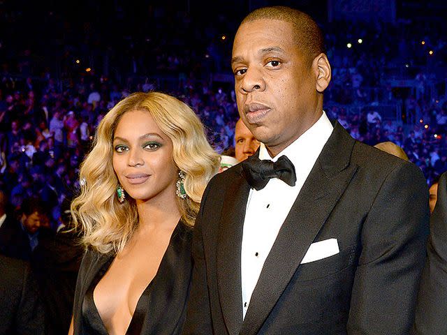 Kevin Mazur/Getty Beyoncé and her husband, JAY-Z, attending the Miguel Cotto vs. Canelo Alvarez fight at the Mandalay Bay Events Center in Las Vegas on Nov. 21, 2015.